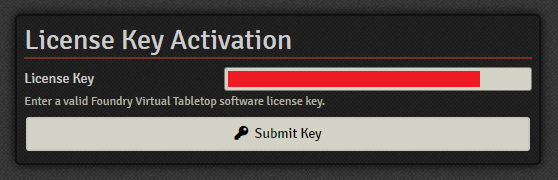 License Key