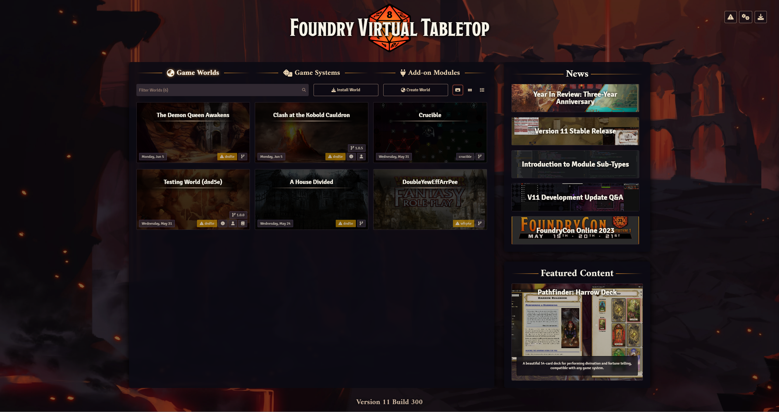 Foundry VTT Configuration & Setup