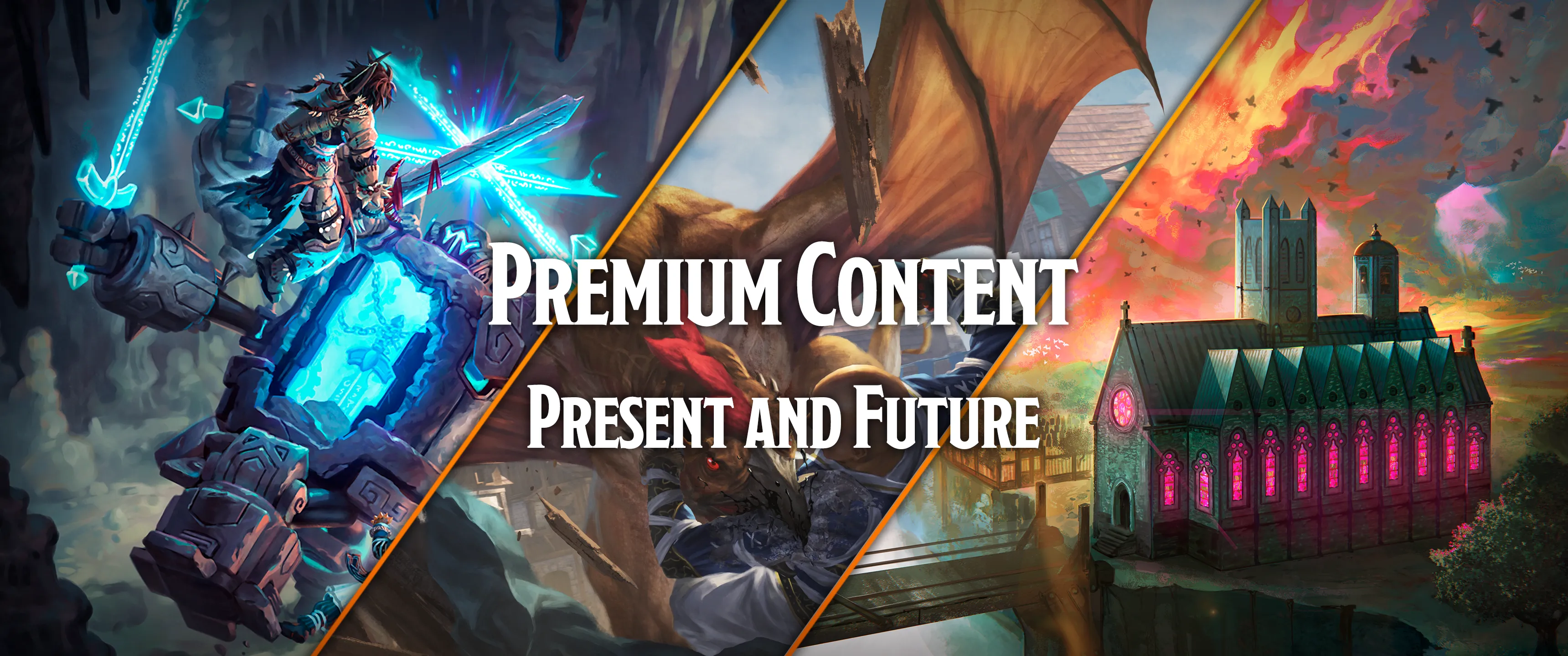 Premium Content Showcase Banner