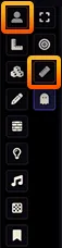 The Distance Measurement Ruler button