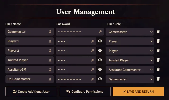 Getting Started - User Management