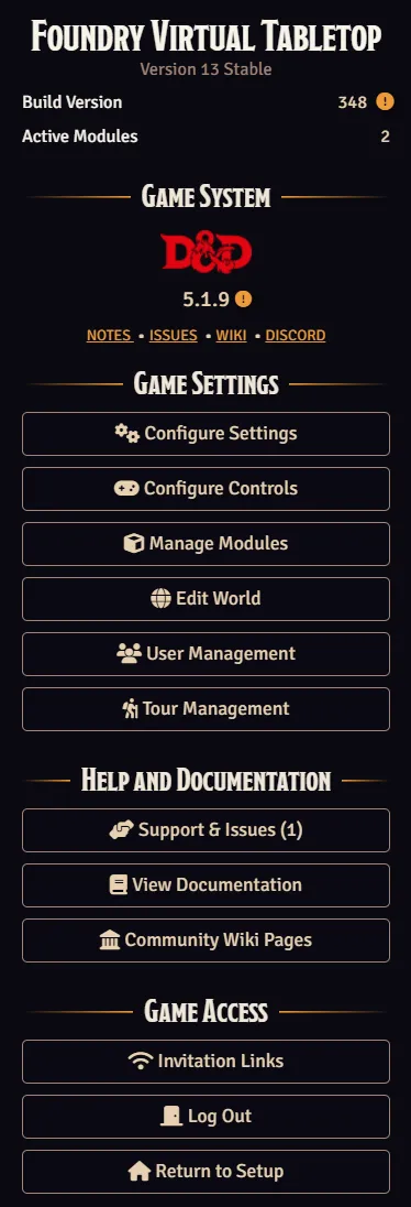 The Settings Tab 20251021
