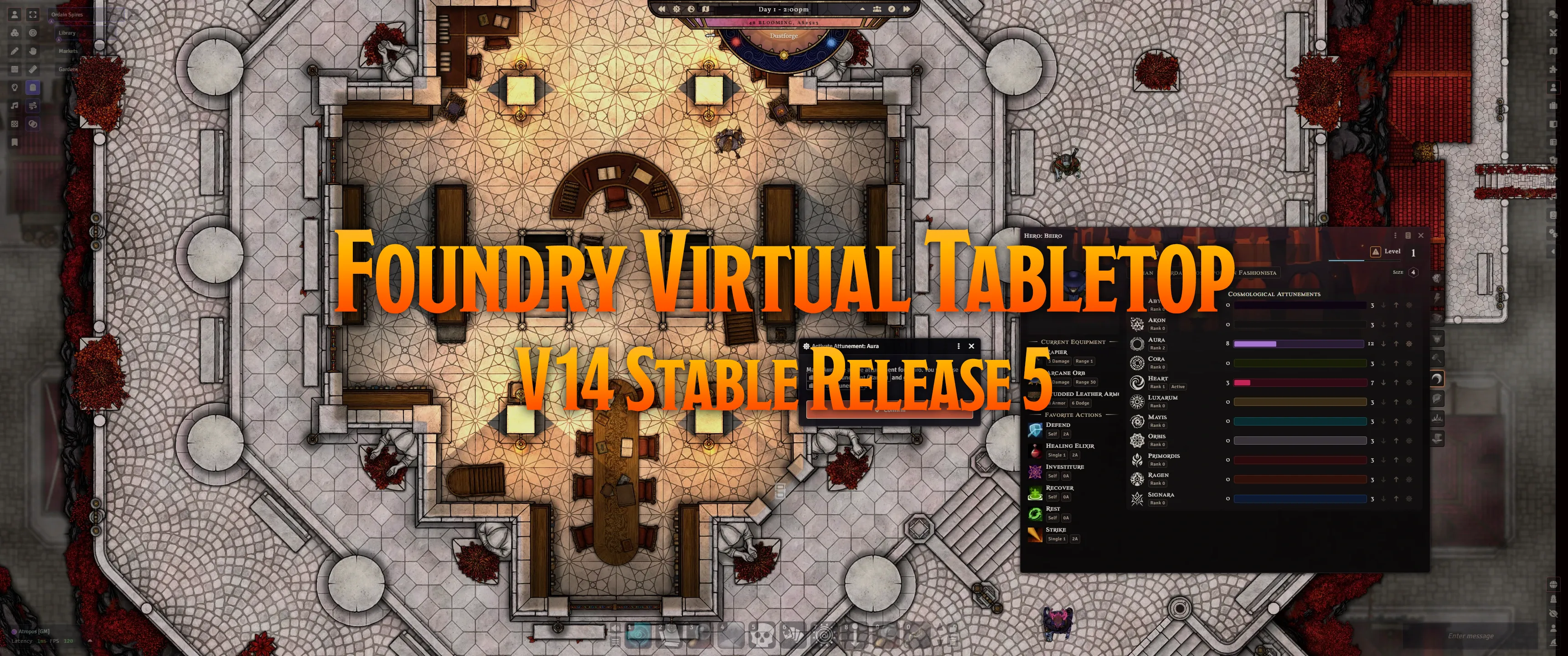 Foundry Virtual Tabletop Version 14 Stable 5