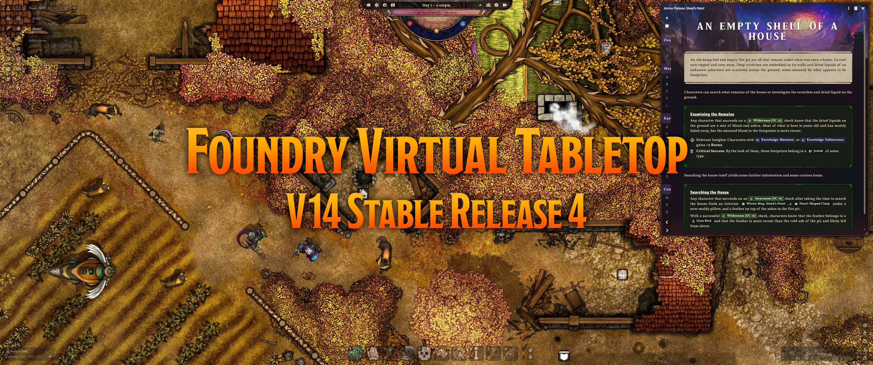 Release Notes for Foundry Virtual Tabletop Version 14