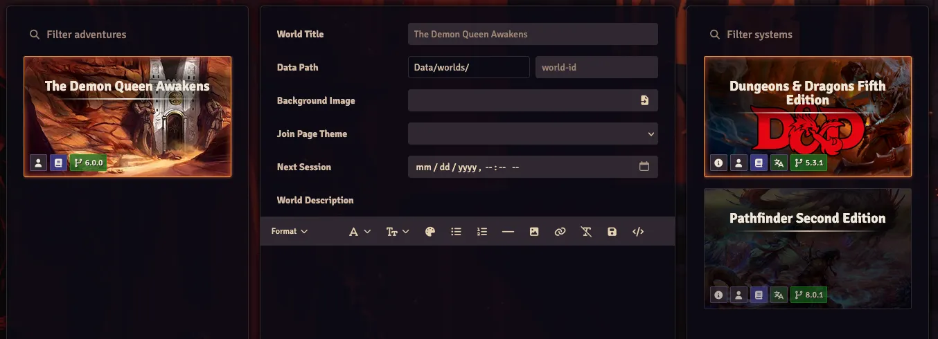Quick Start Adventure Example