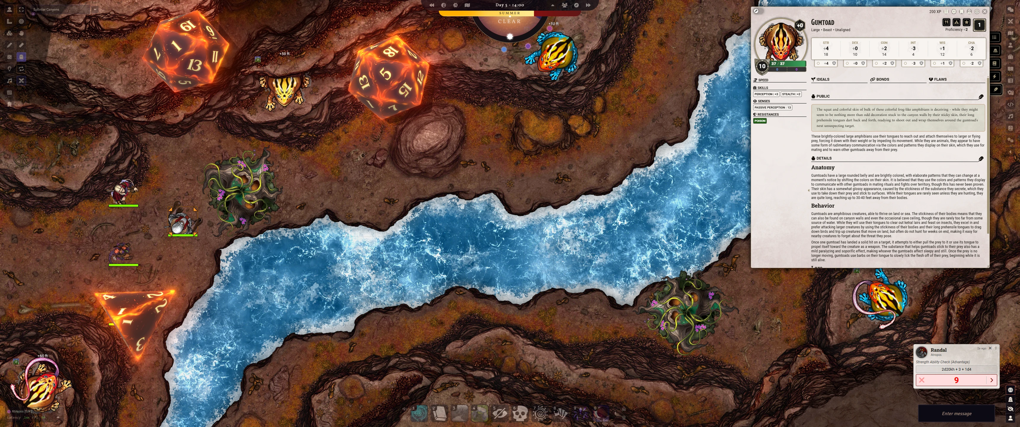 Unique creatures throughout the world