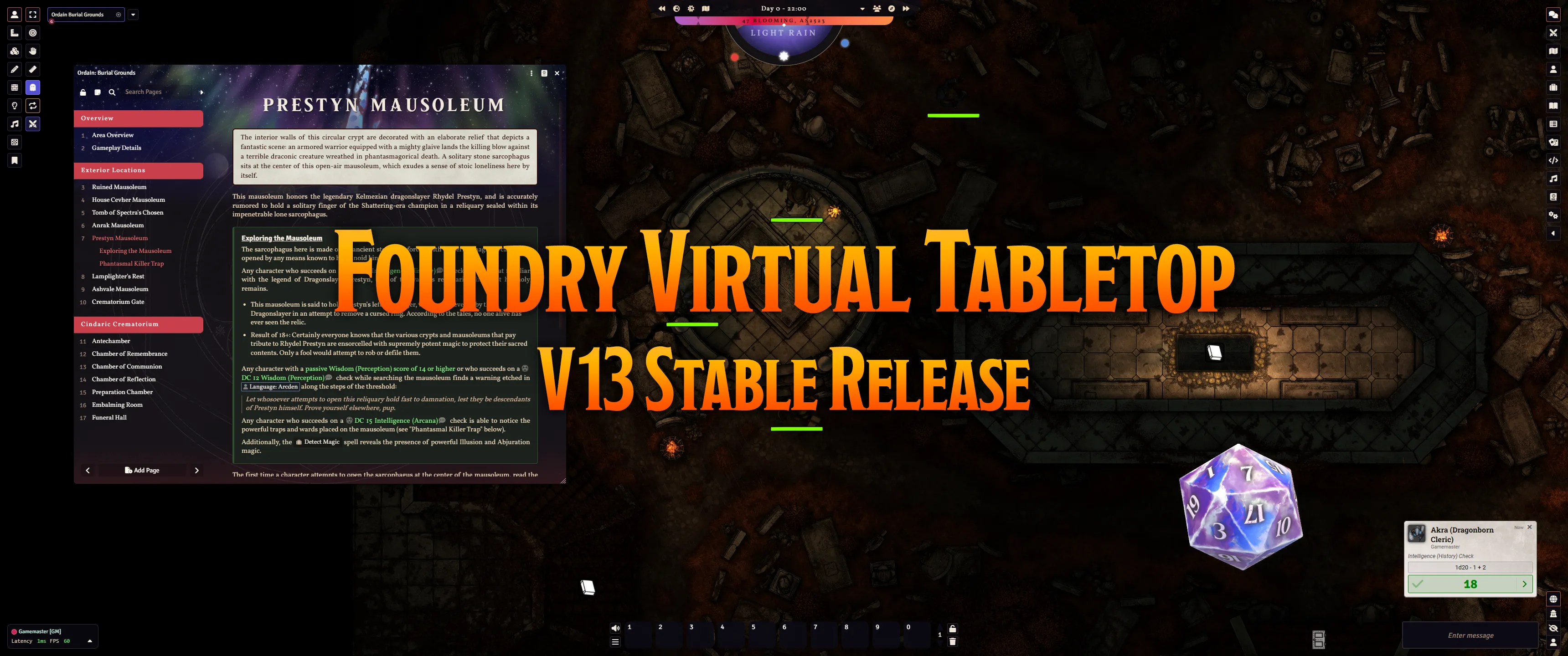 Release Notes for Foundry Virtual Tabletop Version 13
