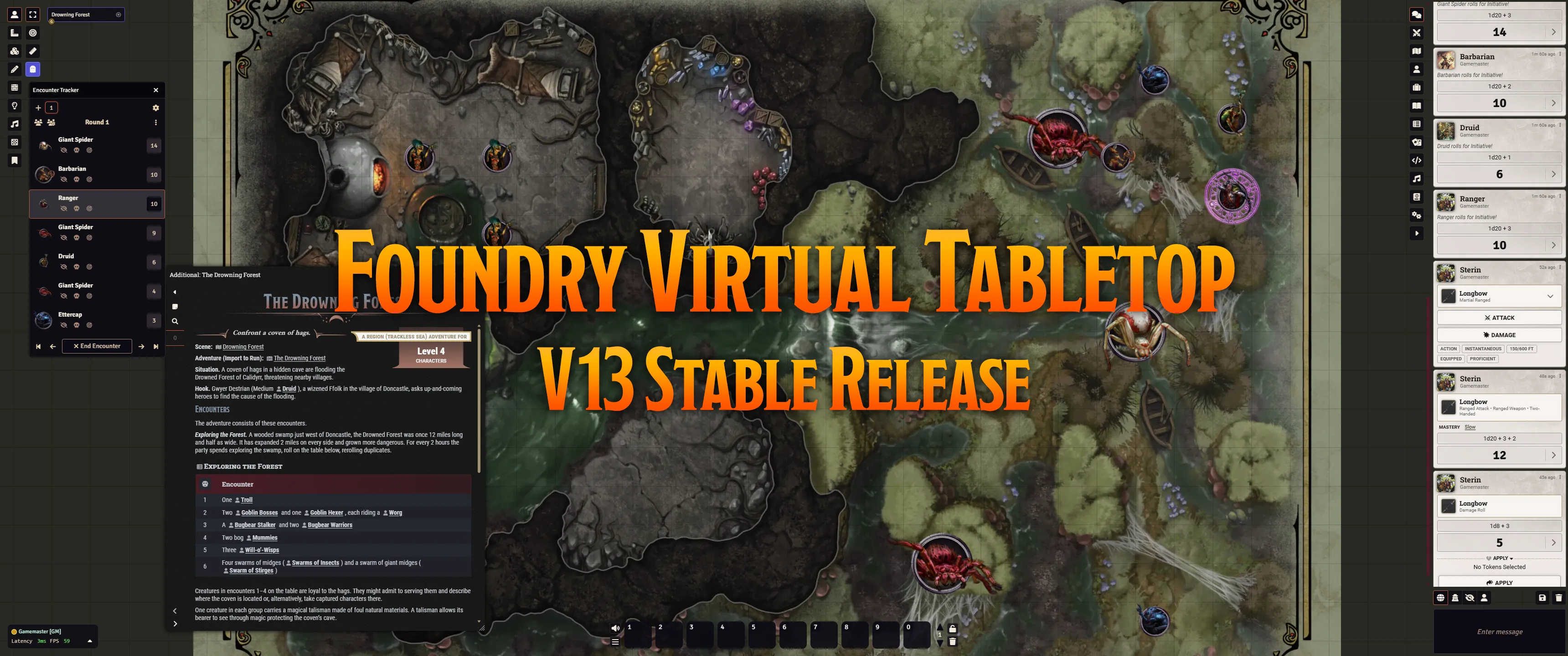 Release Notes for Foundry Virtual Tabletop Version 13 Stable 9