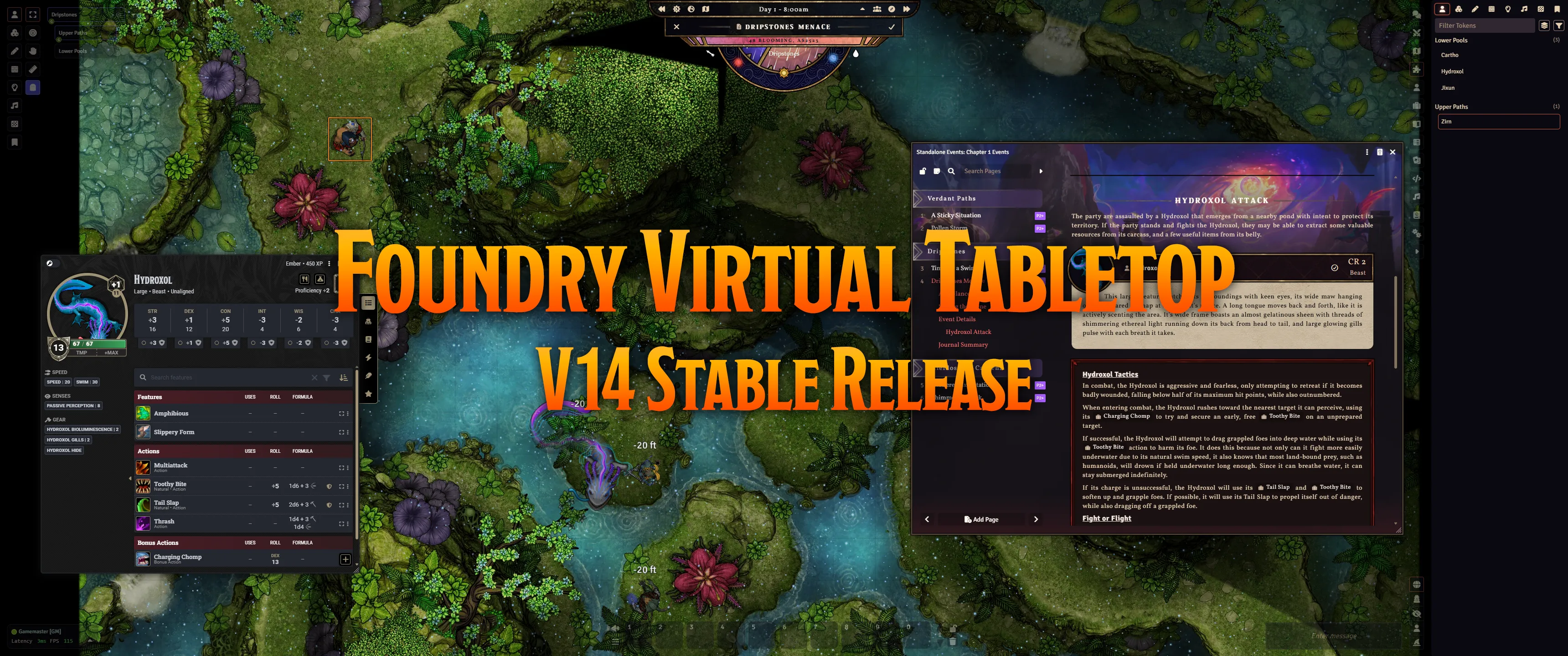 Release Notes for Foundry Virtual Tabletop Version 14